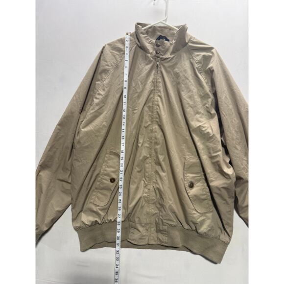 Vintage 1980s Par Four Sportswear Jacket Size XXL Tall (48-50) Beige Plaid Lined - Picture 9 of 10